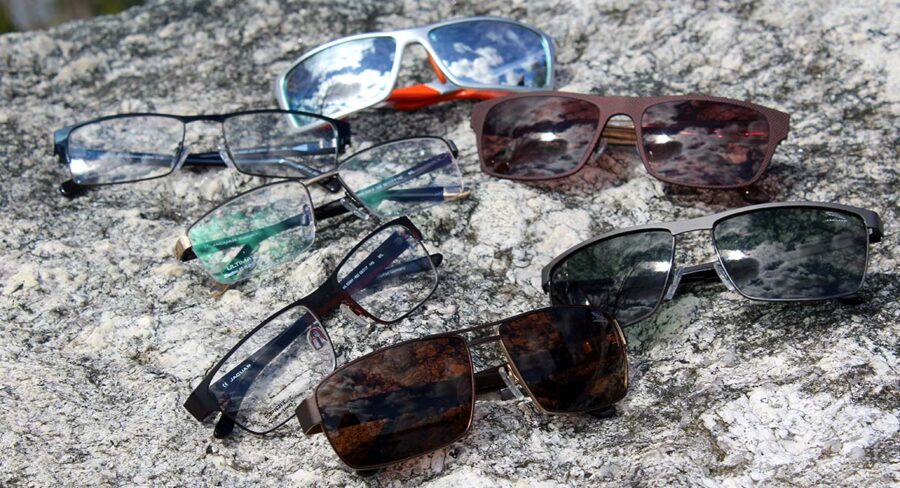 many styles of eye glass frames